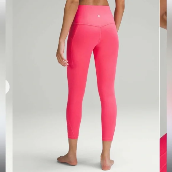 NWT Lululemon Align High-Rise Pant with Pockets 25" Glaze Pink Sz.10 - Picture 4 of 8